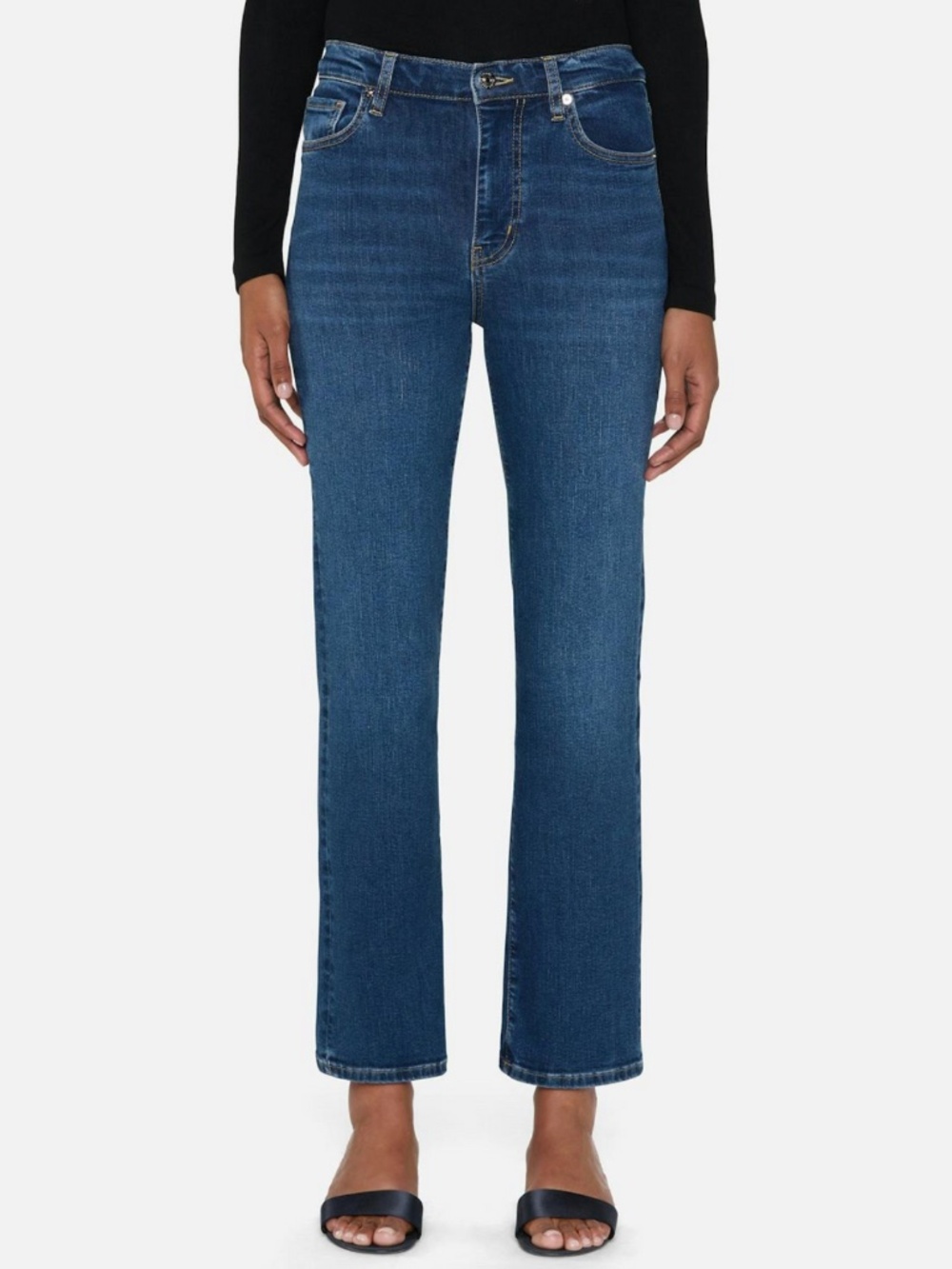 Frame Denim Le Sleek Straight Stretch Jeans in Femma Size 27
